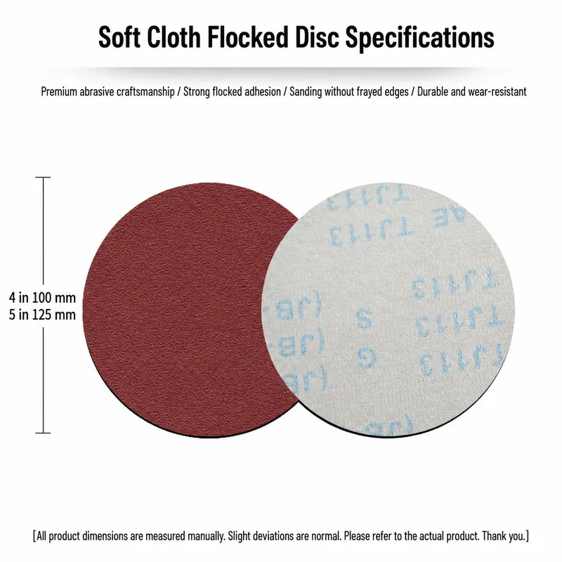 JB-5 Soft Cloth Hook-and-Loop Sanding Disc 3
